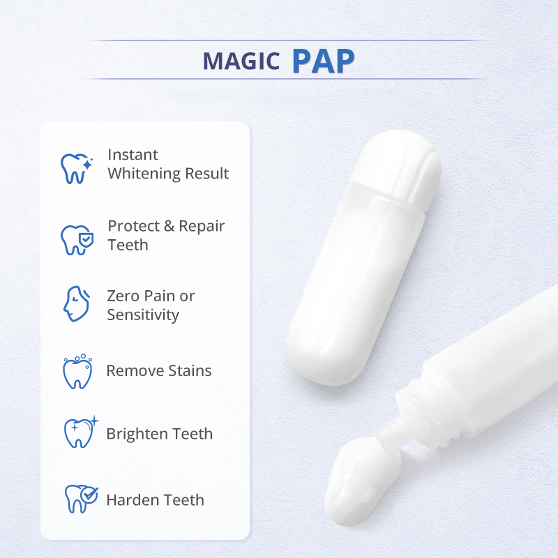 Kits de dosettes de blanchiment des dents avec lumière LED bleue