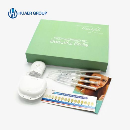 Kit De Blanchiment Des Dents De Marque Privée Avec Lumière