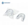 Plateau buccal en silicone double avec gel de blanchiment des dents