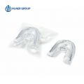 Plateau buccal en silicone double avec gel de blanchiment des dents