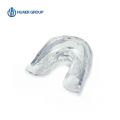 Plateau buccal en silicone double avec gel de blanchiment des dents