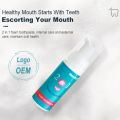 Dentifrice Mousse Blanchissant les Dents au Charbon